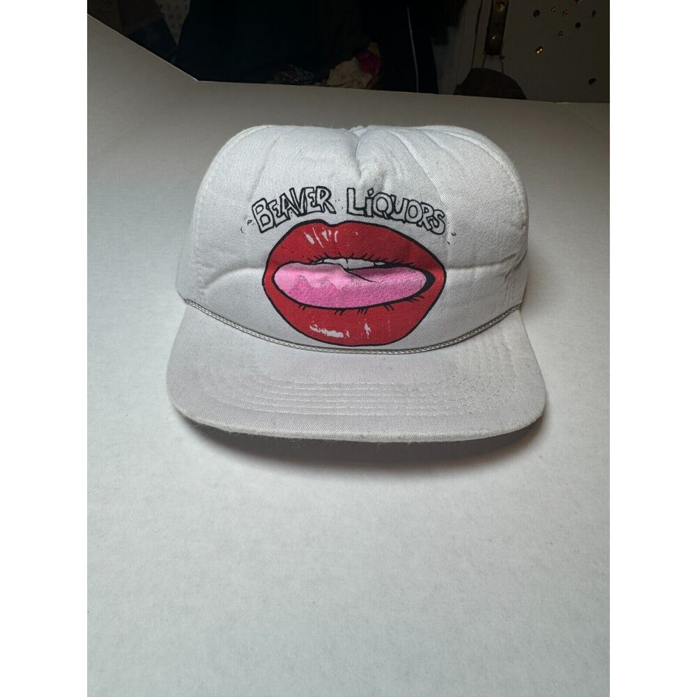 Vintage Beaver Liquors Snapback Hat Novelty